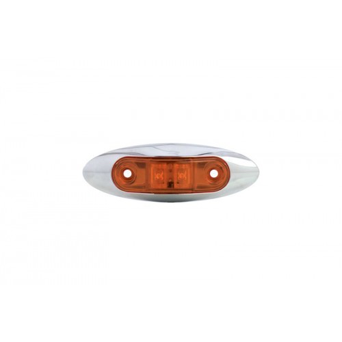 Uriah Amber LED Marker & Clearance Light With Bezel #UL168100