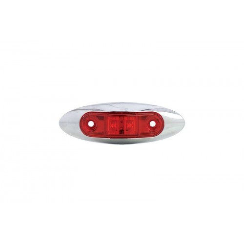 Uriah Red LED Marker & Clearance Light WithBezel # UL168101