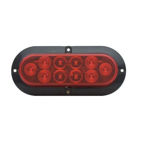 Uriah Red LED Stop Turn Tail Back-up Light With Flange #UL423101
