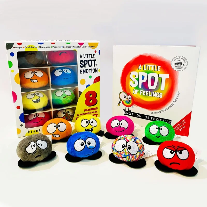 A Little Spot of Emotion – 8 Plush Toys with Feelings Book Box Set Diane Alber