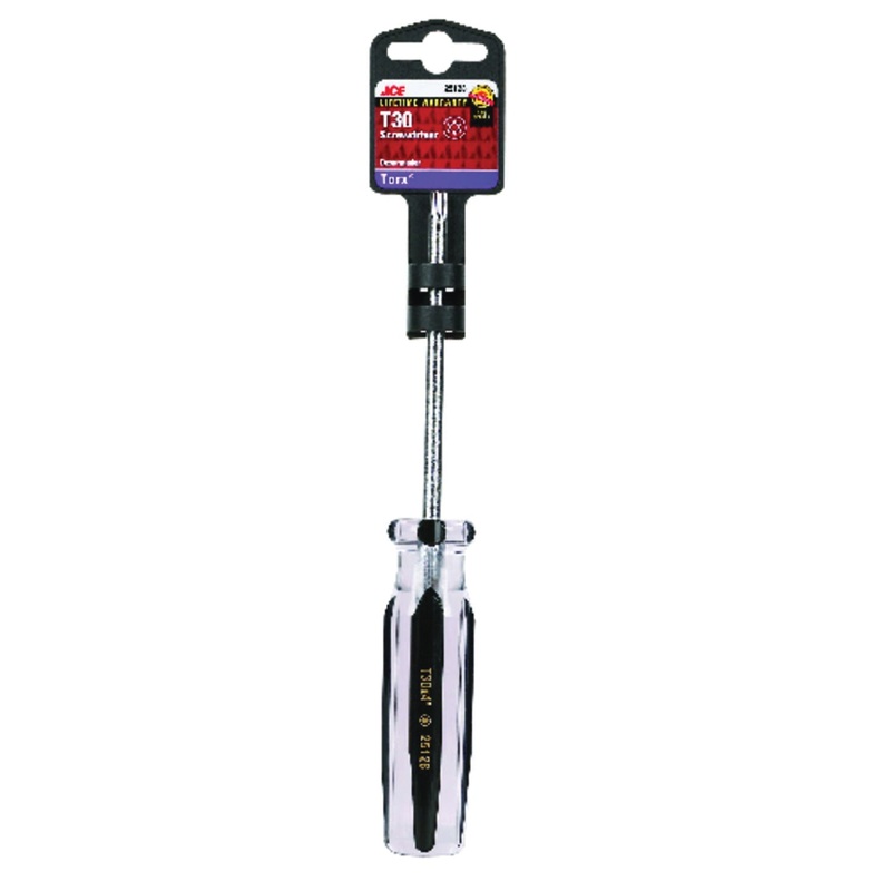ACE 25128AHT Screwdriver, Torx Point, T30 Point, Comfort Grip Handle