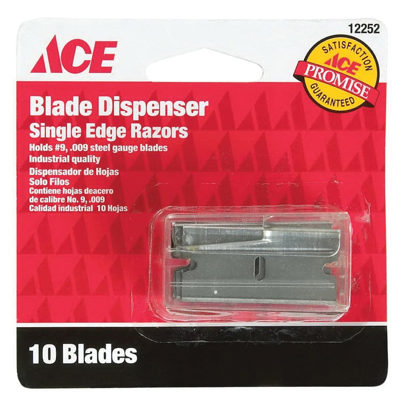 ACE 84-0557-0000 Single Edge Razor Blade, 1-3/4 in L, Carbon Steel