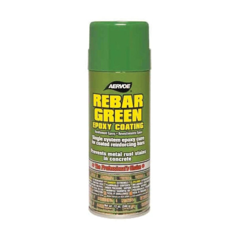 AERVOE REBAR 156 Epoxy Coating, Green, Hydrocarbon, 12 oz