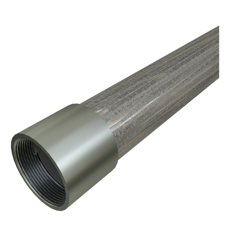 Allied Tube & Conduit 358176 Intermediate Metal Conduit, 1 in Trade, 1.29 in OD, 10 ft L, Steel