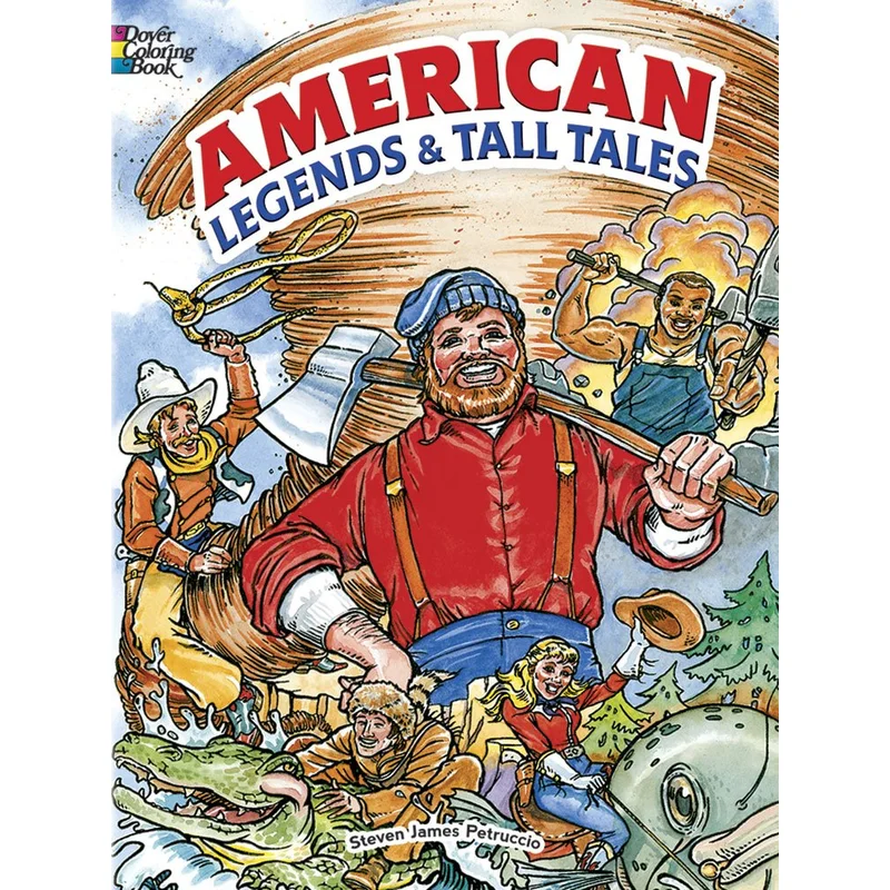 American Legends & Tall Tales Coloring Book