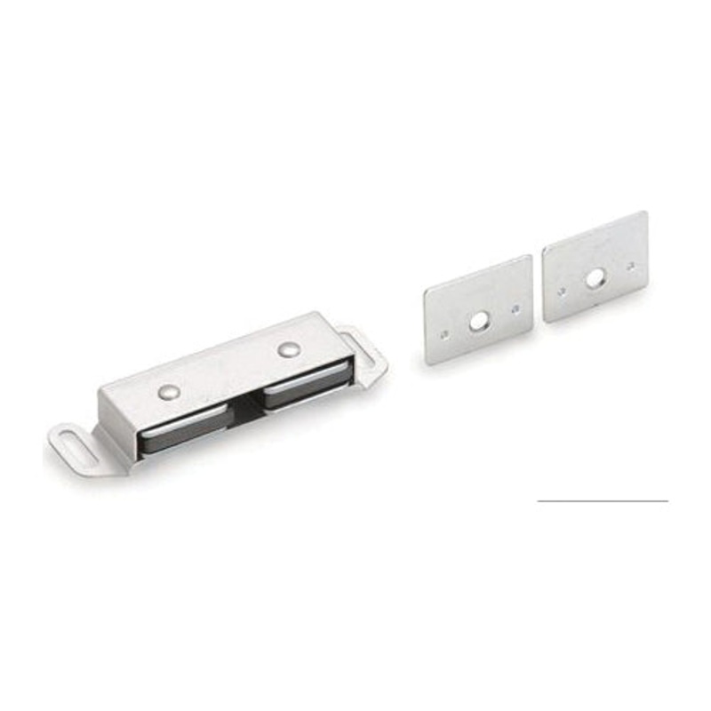 Amerock BP33772AL Catch, 3-1/2 in H Catch, 1 in W Catch, Aluminum, Aluminum