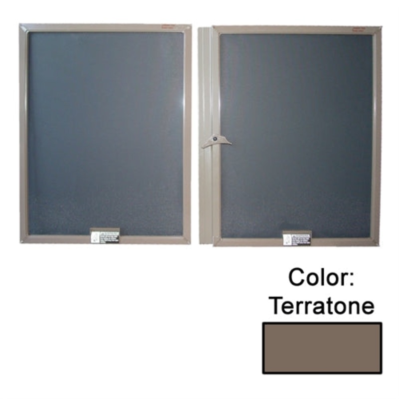 Andersen G55 400 Series Gliding Window Full 2 Piece Screen in Terratone