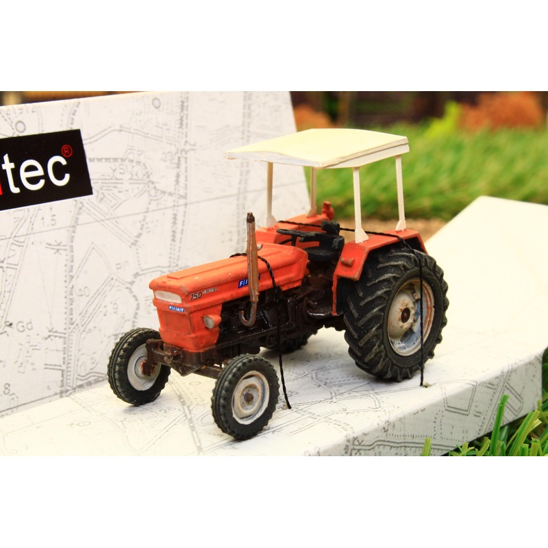 ATT387445 Artitec 1:87 Scale Fiat 750 Special 2WD Tractor with Sun Cab