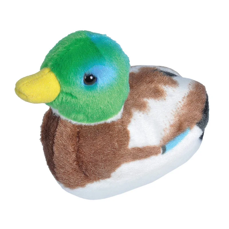 Audubon II Mallard Duck Stuffed Animal with Sound – 5″