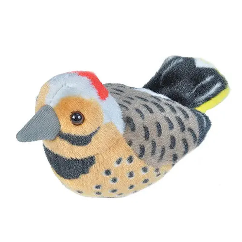 Audubon II Northern Flicker Stuffed Animal with Sound – 5″