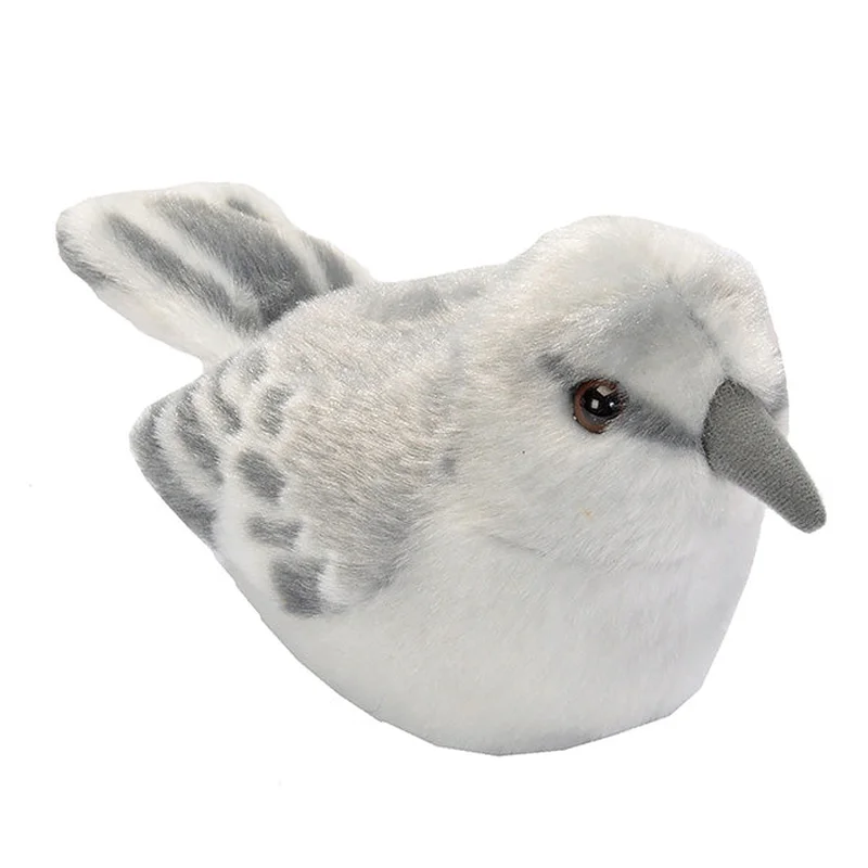 Audubon II Northern Mockingbird Stuffed Animal with Sound – 5″