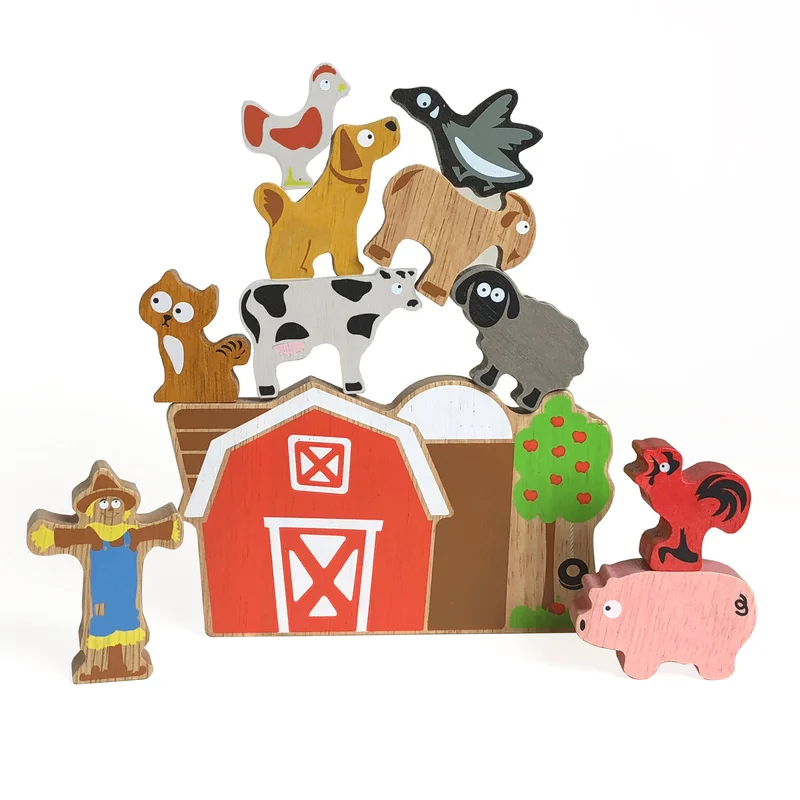 Balance Barn Game – Stacking Game & Farm Playset