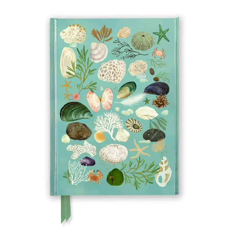 Beachcombing Foiled Journal (Flame Tree Notebooks)