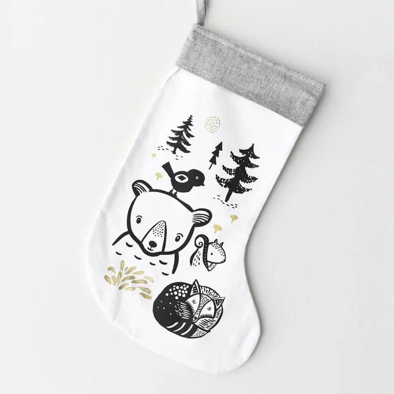 Bear and Friends Stocking