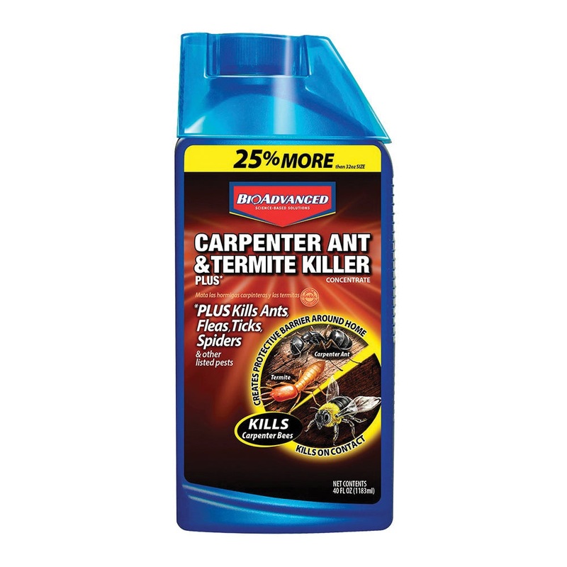 BIOADVANCED 700310B Ant and Termite Killer Plus Concentrate, 40 oz