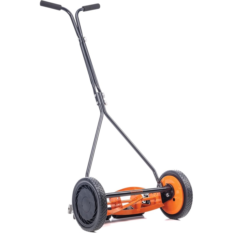 Black+Decker 304-16DB 16-Inch 4-Blade Push Reel Lawn Mower Orange