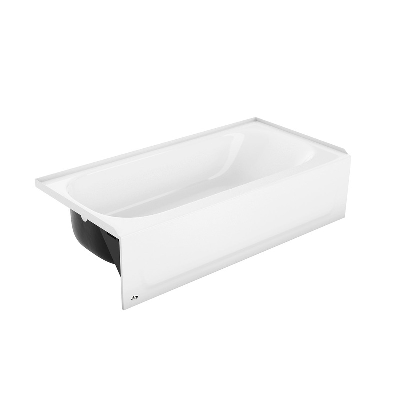 BOOTZ Aloha Porcelain Enamel Alcove Bathtub