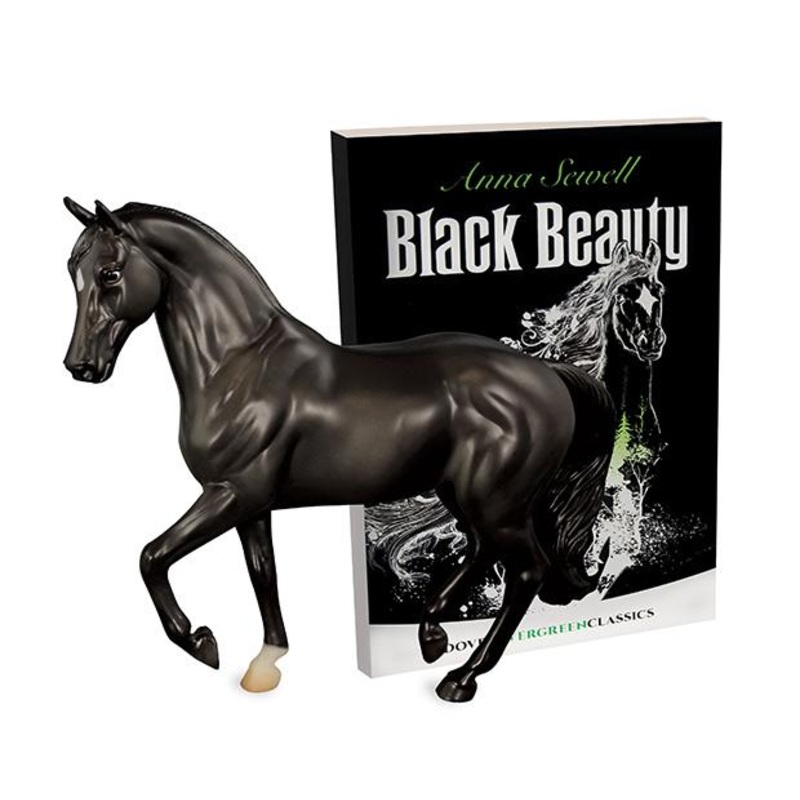 Breyer Black Beauty Horse & Book Action Figure Set (Freedom Series | 1:12 Scale |Age 4+ Horse | Age 8+ Book)