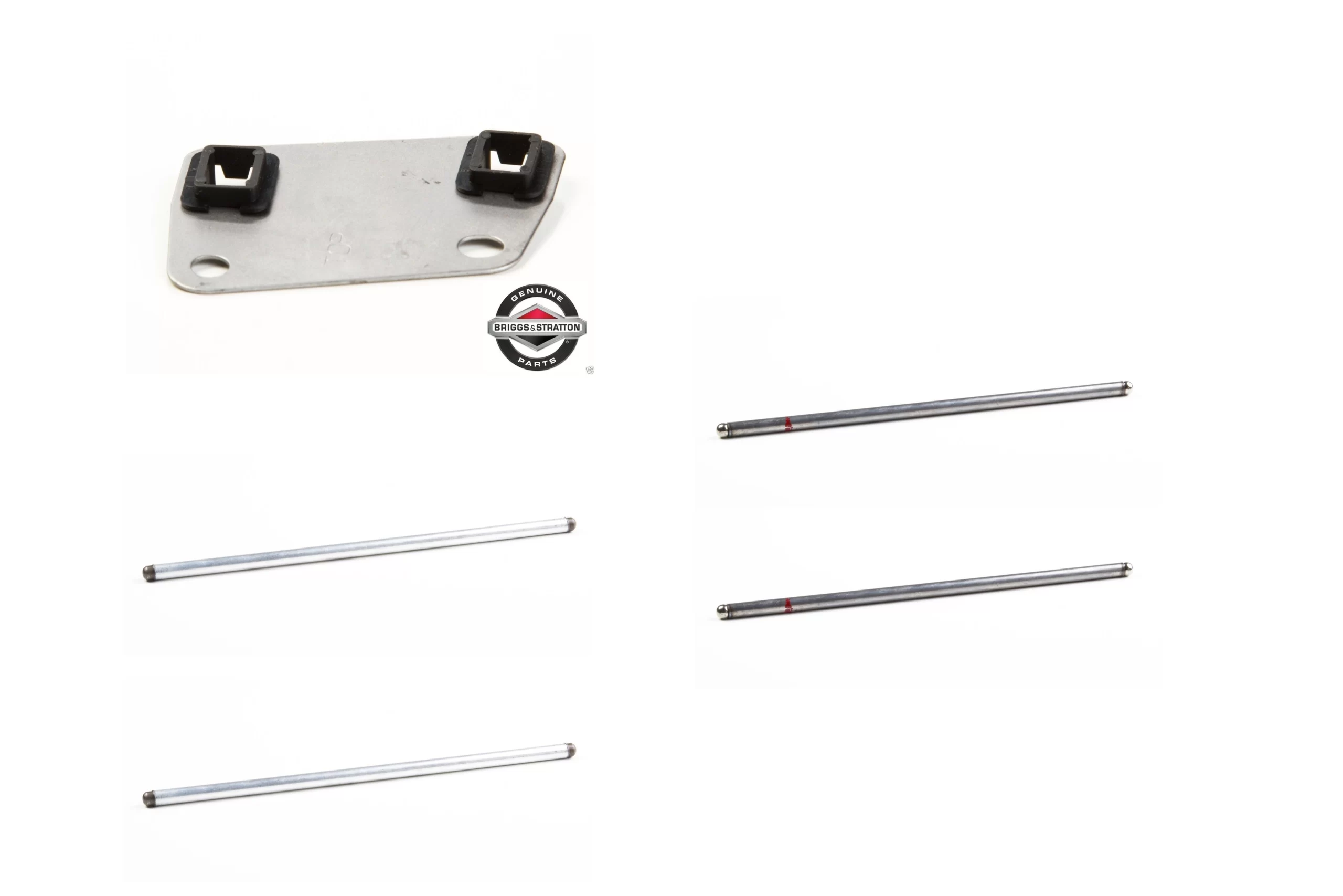 Briggs & Stratton 690822 692003 692011 Intake & Exhaust Push Rod Set with Guide