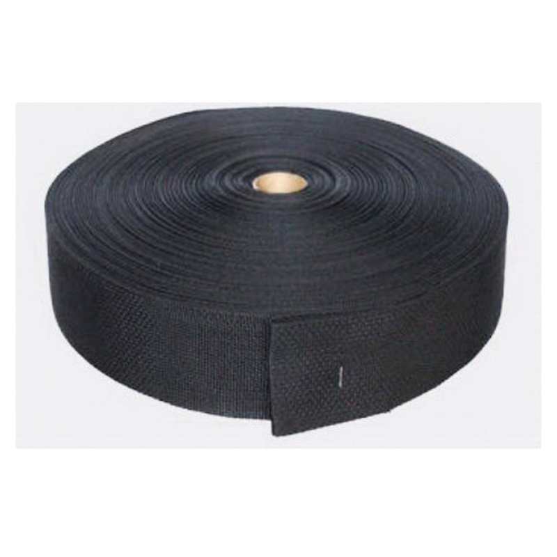 BULK-STRAP 1022 Webbing Strap, 2 in W, 300 ft L, Polypropylene, Black