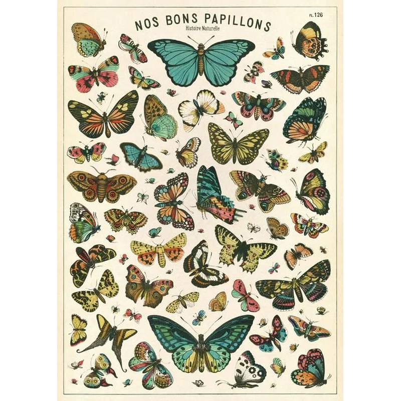 Butterfly Chart Wrap: Nos Bon Papillons