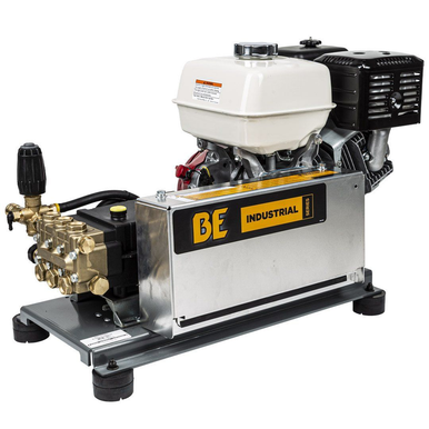 BE Pressure B4213HTBGS 4200 PSI 4.2 GPM (Gas - Cold Water) Belt Drive Pressure Washer with Honda GX390 Engine and General Triplex Pump