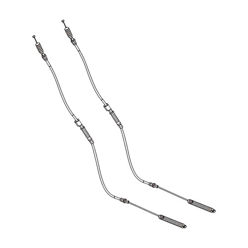 CABLE DRIVE With Adjuster, With Jam Nut OEM (2 Pack) For Husqvarna ST 327 Snow Blower