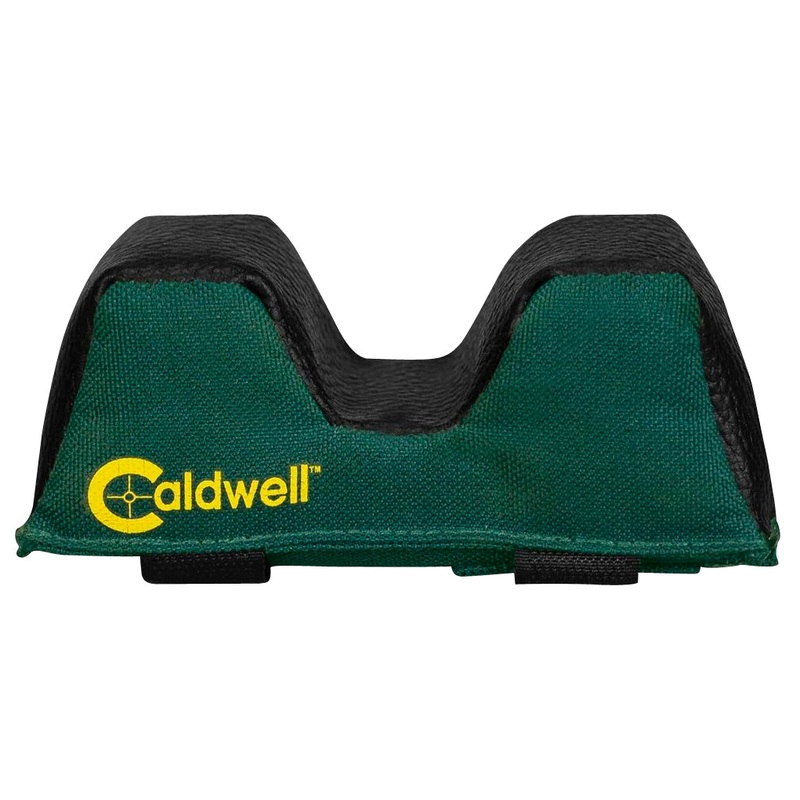 Caldwell Shooting Rest Bag Front Bag Filled Green w/Black Accents 600D Polyester w/Leather Padding