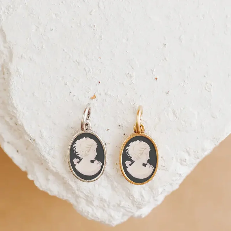 Cameo Pendant Necklace Charm