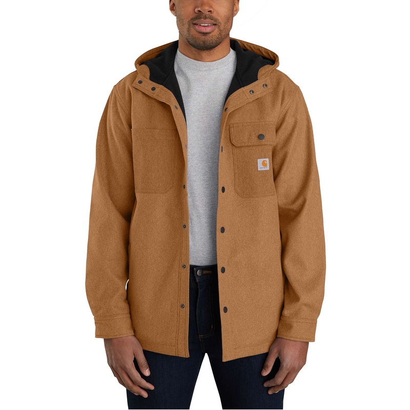 Carhartt Rain Defender Relaxed Fit Heavyweight Hooded Shirt Jac