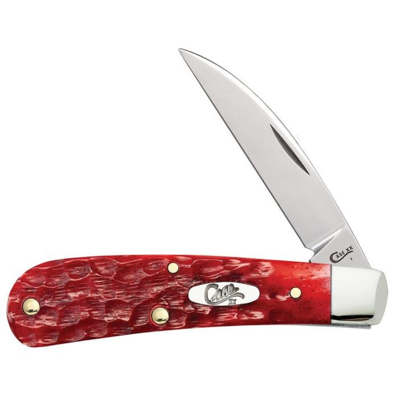 Case Dark Red Bone Standard Jig Chrome Vanadium Sway Back