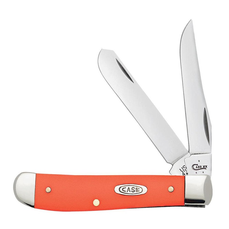 Case Knives Orange Synthetic Mini Trapper