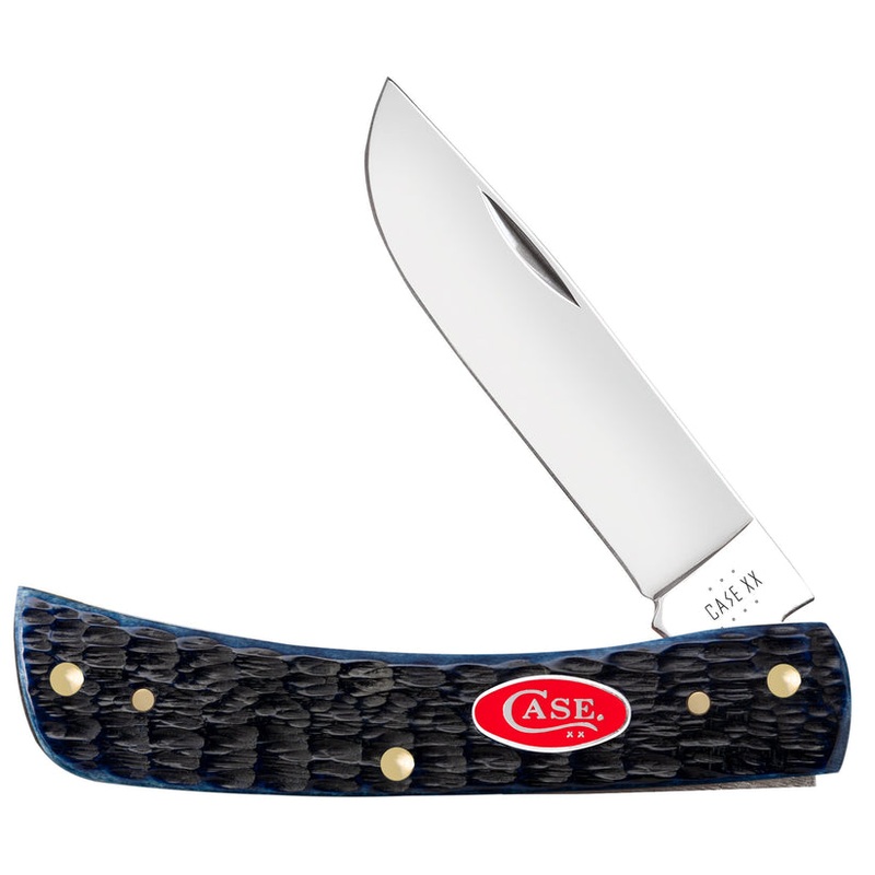 Case Knives Rogers Jig Navy Blue Bone Sod Buster Jr