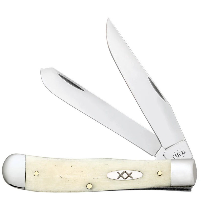 Case Knives Smooth Natural Bone Trapper