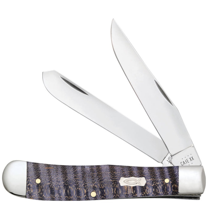 Case Smooth Purple Curly Maple Trapper