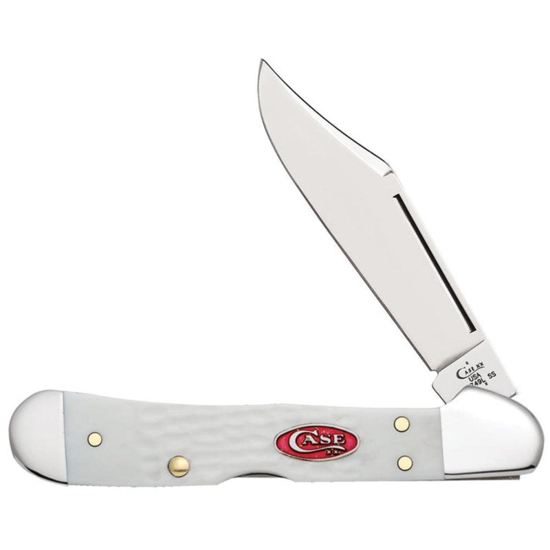 Case SparXX Standard Jig White Synthetic Mini CopperLock (White Synthetic)