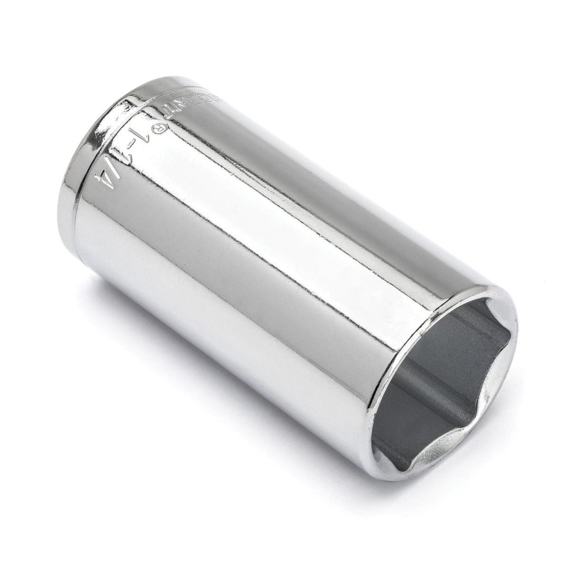 CRESCENT CDDS67N Socket, System of Measurement: Imperial, Deep Length, 1-1/4 in Socket, 1/2 in Drive, 6-Point
