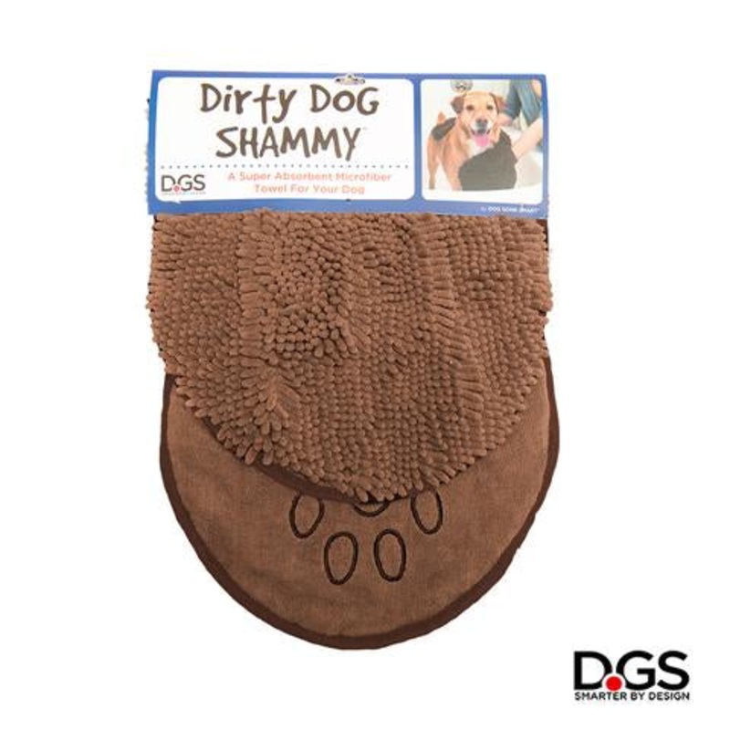 D.GS Dirty Dog Shammy Towel-Brown