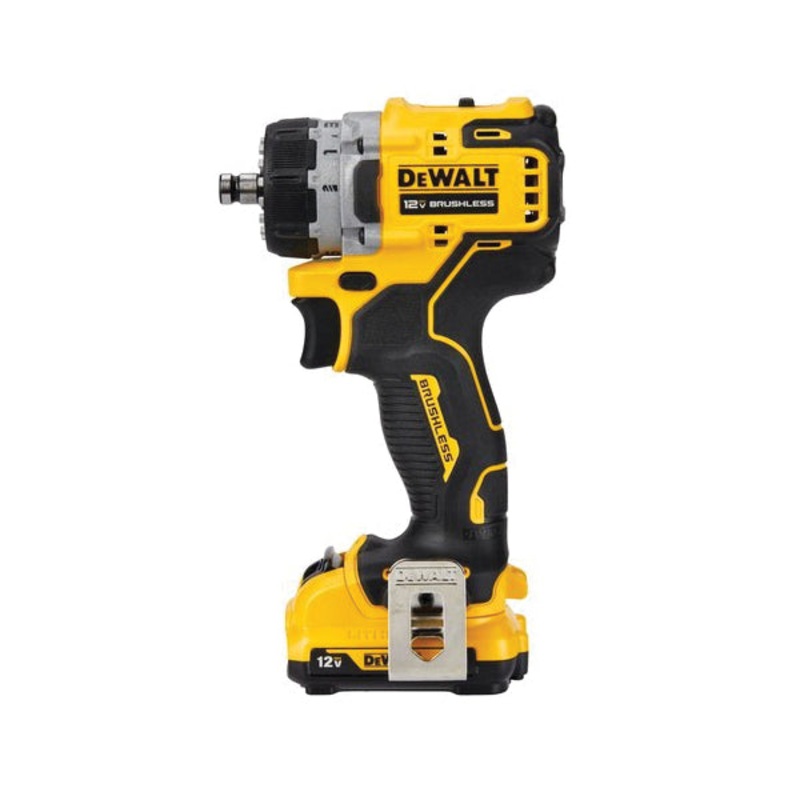 DeWALT DCD703F1 5-in-1 Drill/Driver Kit, Tool/Kit: Kit, 3/8 in Chuck, Ratcheting Chuck, 12 V, Lithium-Ion Battery