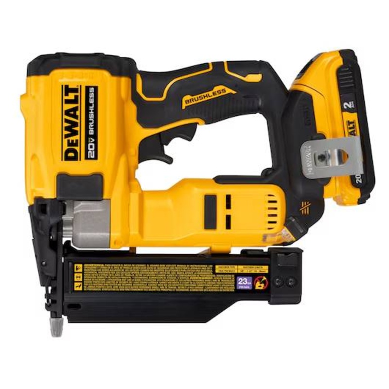 Dewalt DCN623D1 ATOMIC COMPACT SERIES 20V MAX* Brushless Cordless 23 Ga. Pin Nailer Kit