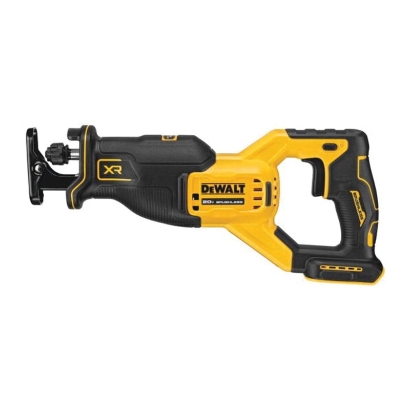 DeWALT DCS382B Reciprocating Saw, Tool/Kit: Tool, 1-1/8 in L Stroke, 0 to 3200 spm Stroke, 20 V, Lithium-Ion Battery