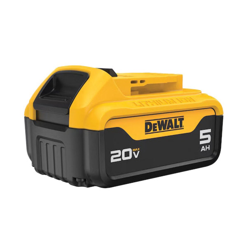 DeWALT GUARANTEED TOUGH DCB205 Battery, 20 VDC, 5 Ah Battery Capacity, Lithium-Ion Battery Chemistry, 1-Battery