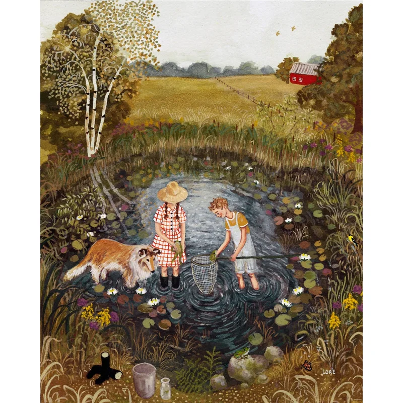 Dog Days Art Print by Lor Pemberton