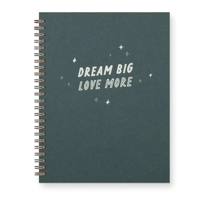 Dream Big, Love More Journal: Lined Notebook