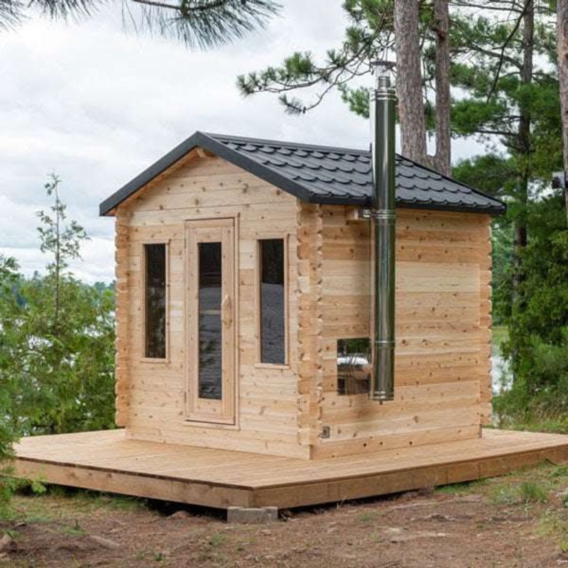 Dundalk Leisurecraft Wood Burning CT Georgian Cabin Sauna