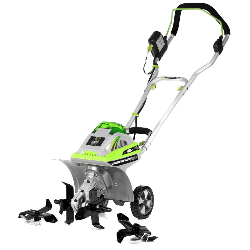 Earthwise Power Tools by ALM 11 40V 4Ah Lithium Tiller/Cultivator