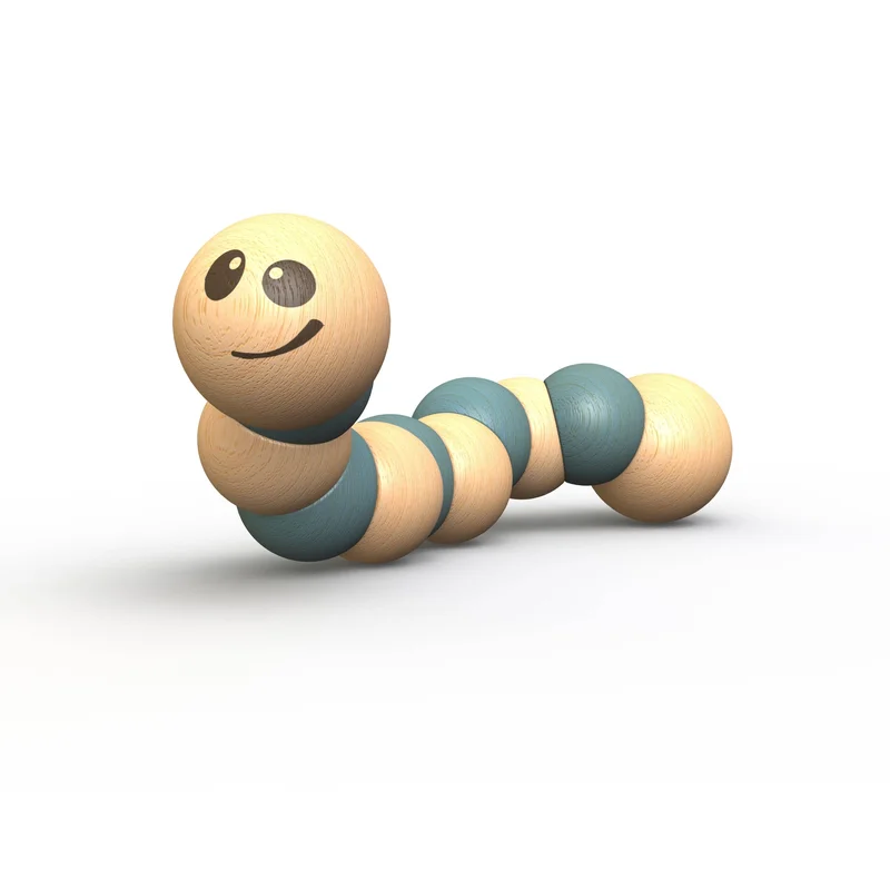 Earthworm – Clutching and Grabbing Toy for Infants!