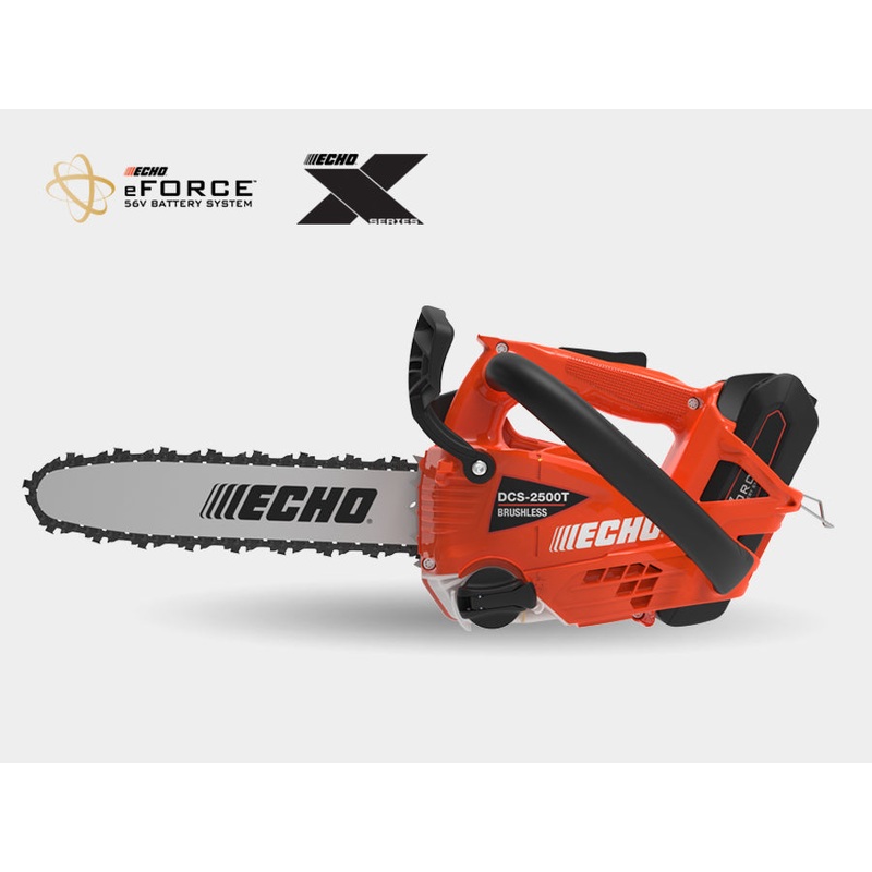 Echo 56V 12 Top Handle Saw with Battery & Rapid Charger DCS-2500T-12R1
