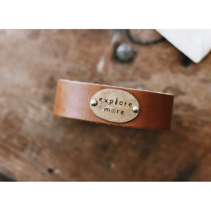 Explore More Leather Cuff Bracelet