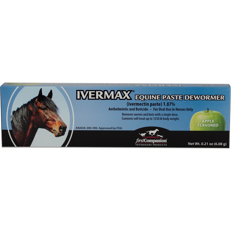 First Companion Ivermax (ivermectin) Equine Paste